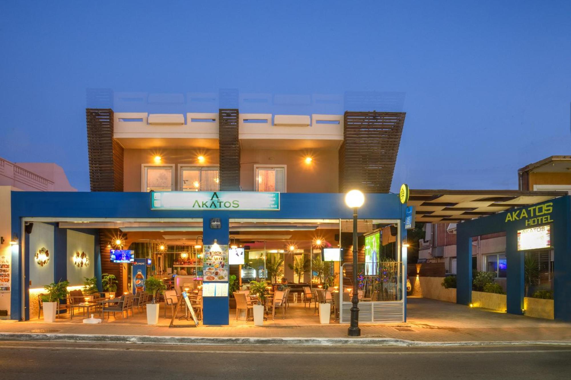 Akatos Hotel Agia Marina  Exterior photo